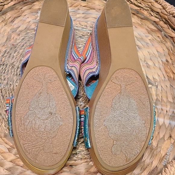 EUC Rocket Dog Criss-cross Wedges size 9.5 - Picture 7 of 9